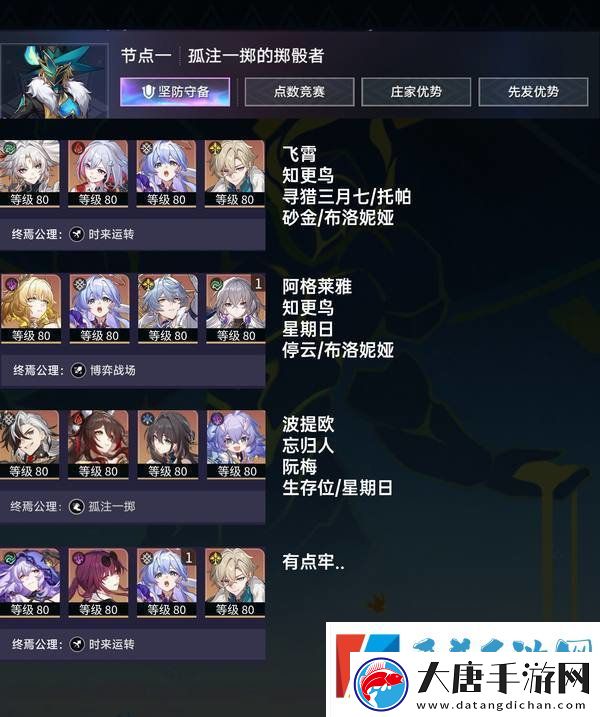 崩坏星穹铁道末日幻影猢狲博弈阵容推荐