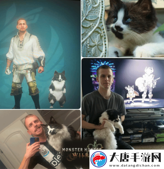 最爱猫的一集-玩家在怪物猎人-荒野中重现去世的宠物猫